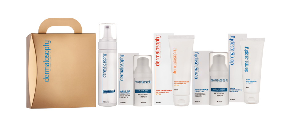 Zestaw produktów linii ACNE