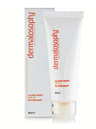 CLEAR SOFT SPF 50 M PREVENT - transparentny ochronny krem SPF50 80ml